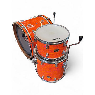Used Ludwig 3 Piece ELEMENT SE MOD ORANGE Drum Kit