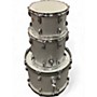 Used Ludwig 3 Piece LEGACY MAHOGANY SILVER SPARKLE Drum Kit SILVER SPARKLE