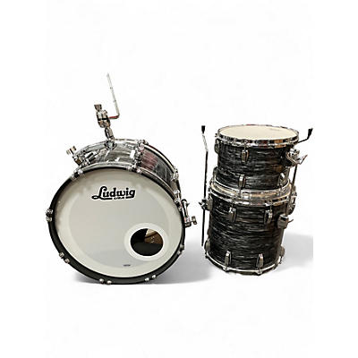 Used Ludwig 3 Piece LEGACY MAHOGONY BLACK OYSTER Drum Kit