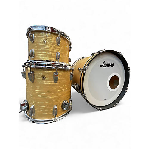 Used Ludwig 3 Piece Legacy Mahogany Butterscotch Drum Kit Butterscotch