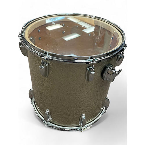 Used Ludwig 3 Piece Legacy Maple Fab Gold Sparkle Drum Kit Gold Sparkle