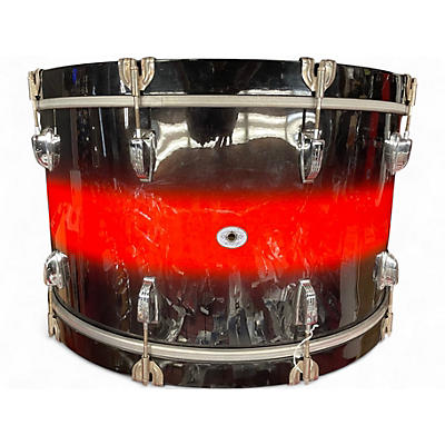 Used Ludwig 3 Piece Mahogany Drum Kit Red to Black Fade Drum Kit