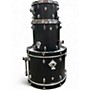 Used Ludwig 3 Piece NeuSonic 3-Piece Shell Pack Matte Black Drum Kit Matte Black