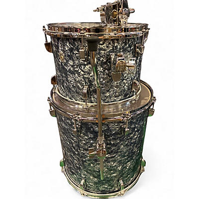 Used Ludwig 3 Piece NeuSonic Blue Steel Pearl Drum Kit