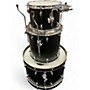 Used Ludwig 3 Piece NeuSonic Matte Black Drum Kit Matte Black