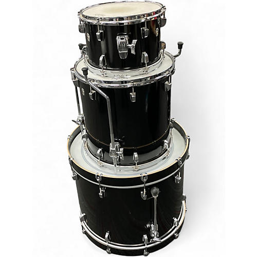 Used Ludwig 3 Piece Neusonic Cortex Black Drum Kit Black
