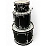 Used Ludwig 3 Piece Neusonic Cortex Black Drum Kit Black
