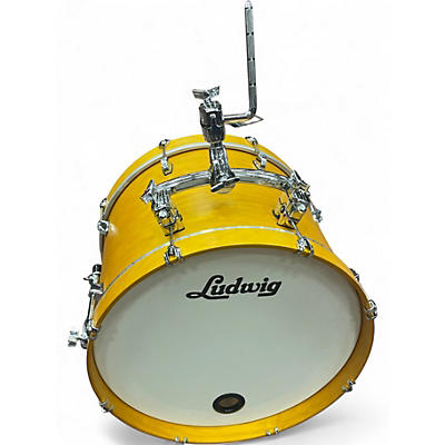 Used Ludwig 3 Piece Neusonic Downbeat Satin Golden Slumbers Drum Kit