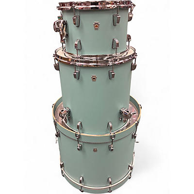 Used Ludwig 3 Piece Neusonic Skyline Blue Drum Kit