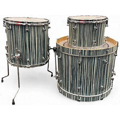 Used Ludwig 3 Piece SIGNET ARCTIC BLUE Drum Kit