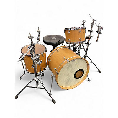 Used Ludwig 3 Piece SIGNET TREE BARK Drum Kit