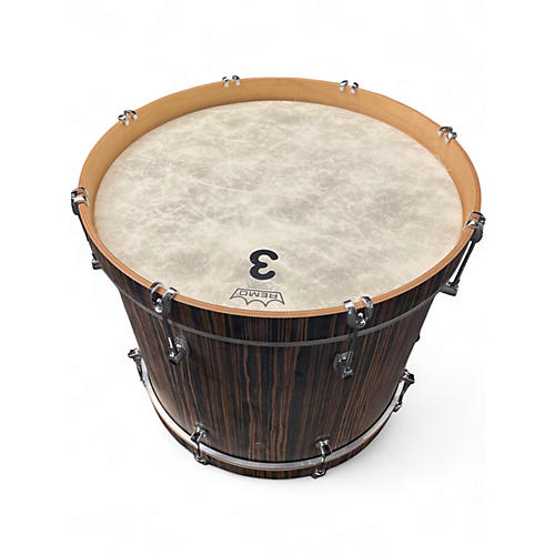 Used Ludwig 3 Piece Signet 105 Macassar Ebony Drum Kit Macassar Ebony