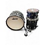 Used Ludwig 3 Piece USA Classic Maple Black Oyster Pearl Drum Kit Black Oyster Pearl