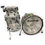 Used Ludwig 3 Piece Vistalite Clear Drum Kit Clear