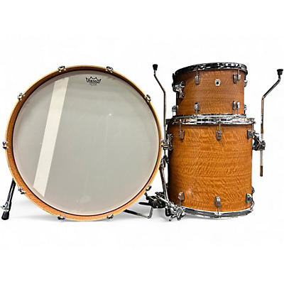 Used Ludwig 3 Piece pro beat nuesonic Natural Drum Kit