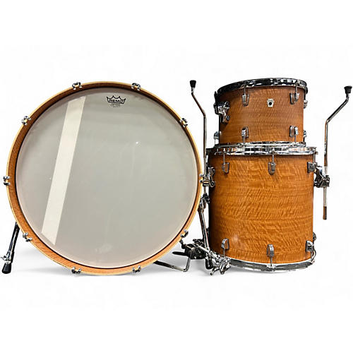 Used Ludwig 3 Piece pro beat nuesonic Natural Drum Kit Natural
