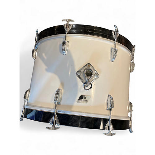 Used Ludwig 3 Piece rocker White Drum Kit White