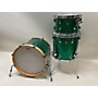 Used Ludwig Used Ludwig 3 piece CLASSIC MAPLE BOP KIT GREEN SPARKLE Drum Kit GREEN SPARKLE