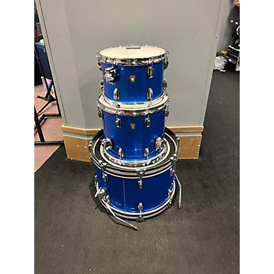 Ludwig Used Ludwig 3 piece Classic Maple Blue Sparkle Drum Kit