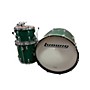 Used Ludwig Used Ludwig 3 piece Classic Maple GREEN Drum Kit Green