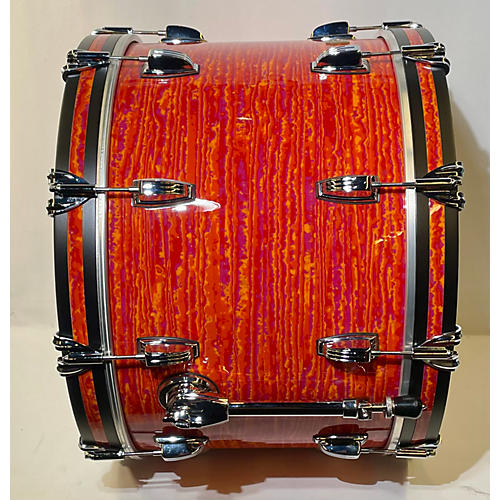 Ludwig Used Ludwig 3 piece Classic Maple MOD ORANGE Drum Kit MOD ORANGE