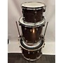 Used Ludwig Used Ludwig 3 piece Keystone Red Black Sparkle Drum Kit red black sparkle