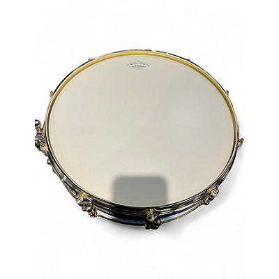 Used Ludwig 3.5X14 Carl Palmer Snare Green and Gold Drum