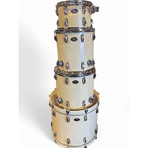 Used Ludwig 4 Piece 100TH Anniversary Drumset White Blonde Drum Kit White Blonde