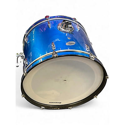 Used Ludwig 4 Piece Accent Blue Drum Kit