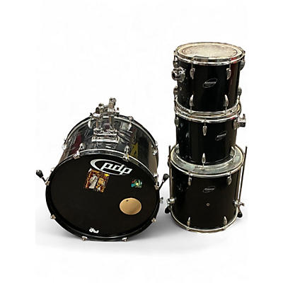 Used Ludwig 4 Piece Accent Combo Black Drum Kit