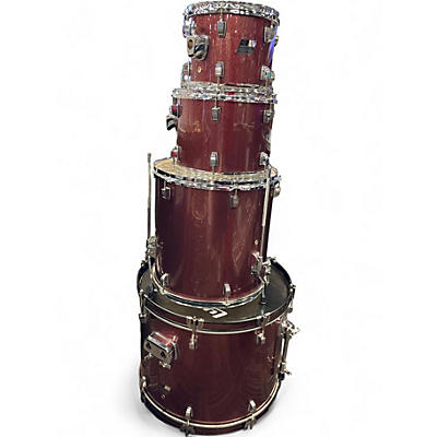 Used Ludwig 4 Piece BACKBEAT Dakota Red Drum Kit
