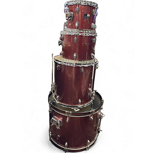 Used Ludwig 4 Piece BACKBEAT Dakota Red Drum Kit Dakota Red