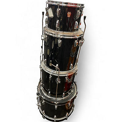 Used Ludwig 4 Piece Big Beat Black Cortex Drum Kit