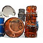 Used Ludwig 4 Piece Bonham Reissue Vistalite Amber Vintage Drum Kit Amber Vintage