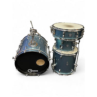Used Ludwig 4 Piece Breakbeats By Questlove Aqua Sparkle Drum Kit