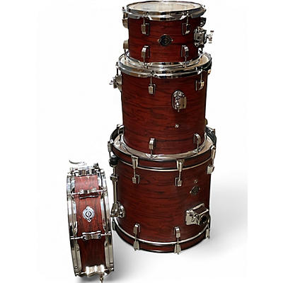 Used Ludwig 4 Piece Breakbeats By Questlove Mahogany swirl Drum Kit