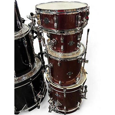 Used Ludwig 4 Piece Breakbeats By Questlove Red Sparkle Drum Kit