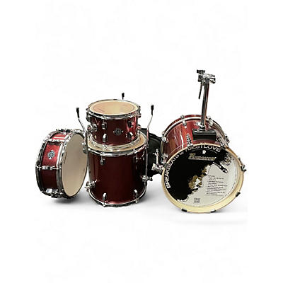 Used Ludwig 4 Piece Breakbeats By Questlove Red Sparkle Drum Kit