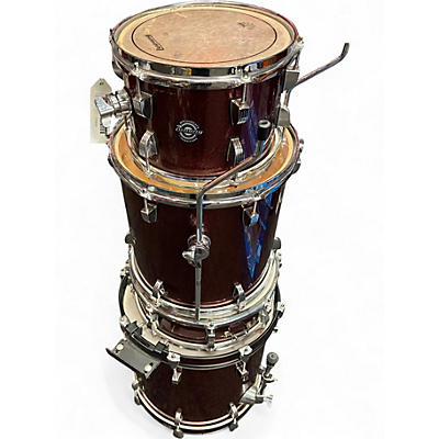 Used Ludwig 4 Piece Breakbeats By Questlove Red Sparkle Drum Kit