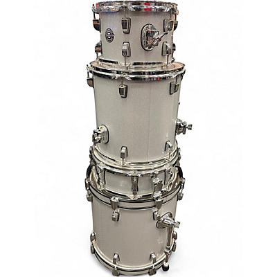 Used Ludwig 4 Piece Breakbeats By Questlove Silver Sparkle Drum Kit