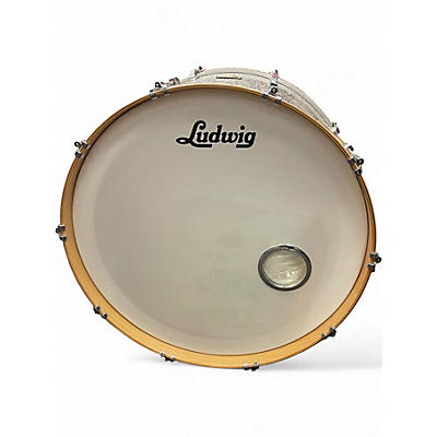 Used Ludwig 4 Piece Centennial Silver Sparkle Drum Kit