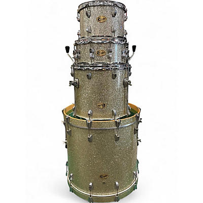 Used Ludwig 4 Piece Centennial Silver Sparkle Drum Kit