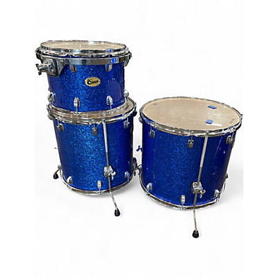Used Ludwig 4 Piece Centennial Zep Blue Sparkle Drum Kit