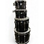 Used Ludwig 4 Piece Classic Maple BLACK Drum Kit BLACK