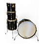 Used Ludwig 4 Piece Classic Maple Black Drum Kit Black