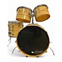 Used Ludwig 4 Piece Classic Maple Butcher Block Drum Kit Butcher Block
