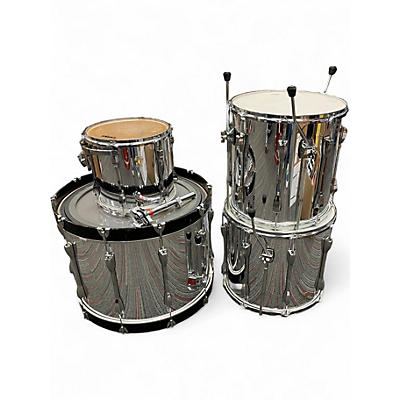 Used Ludwig 4 Piece Classic Maple Chrome Drum Kit