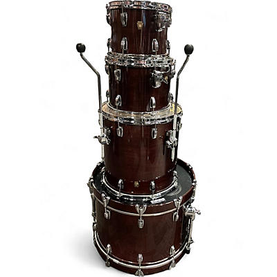 Used Ludwig 4 Piece Classic Maple Mahogany Drum Kit