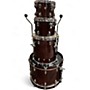Used Ludwig 4 Piece Classic Maple Mahogany Drum Kit Mahogany