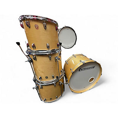 Used Ludwig 4 Piece Classic Maple Natural Drum Kit